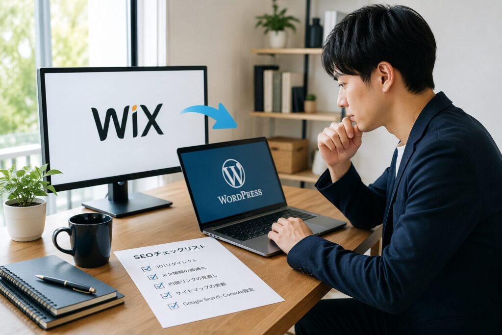 WixからWordPressへ移行｜検索順位を落とさないための完全ガイド