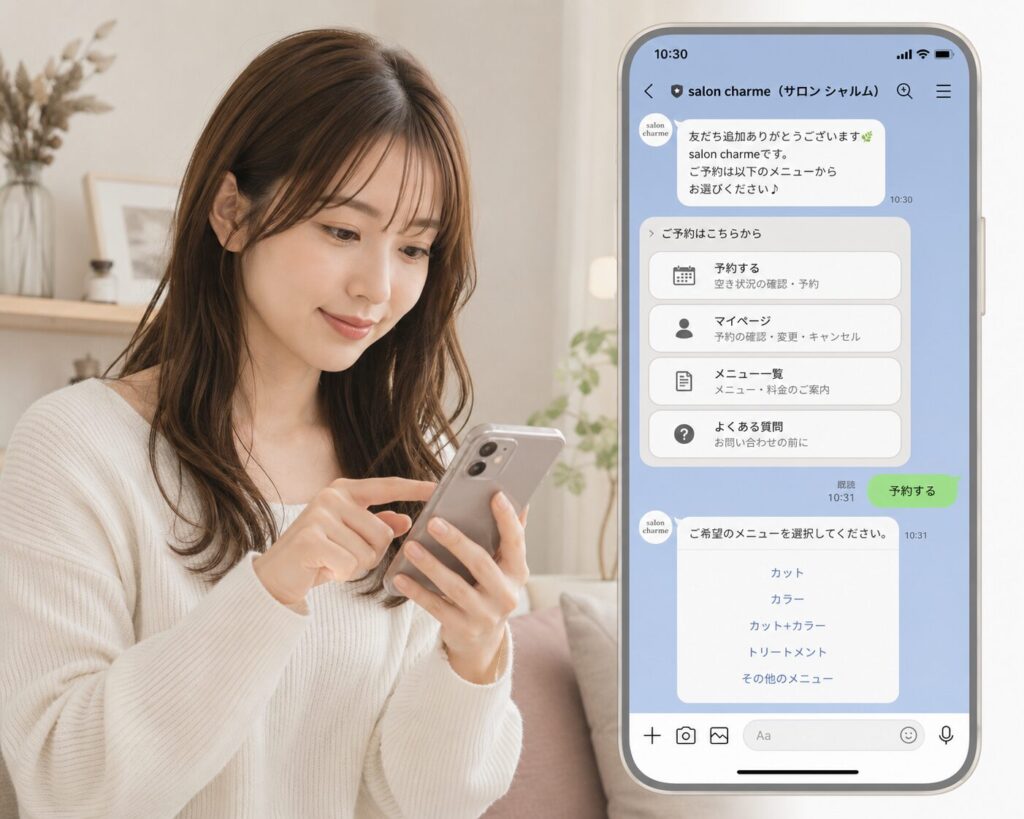 LINE予約とホームページ連携の始め方