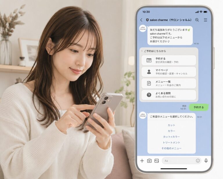 LINE予約とホームページ連携の始め方