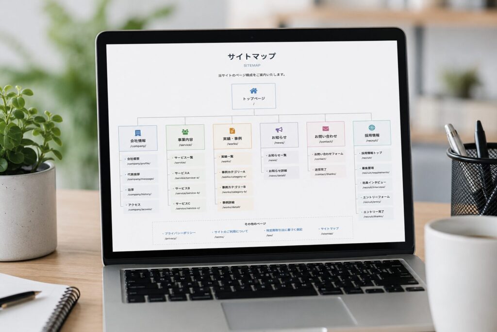 ホームページのサイトマップとは？役割・種類・作り方を初心者向けに解説