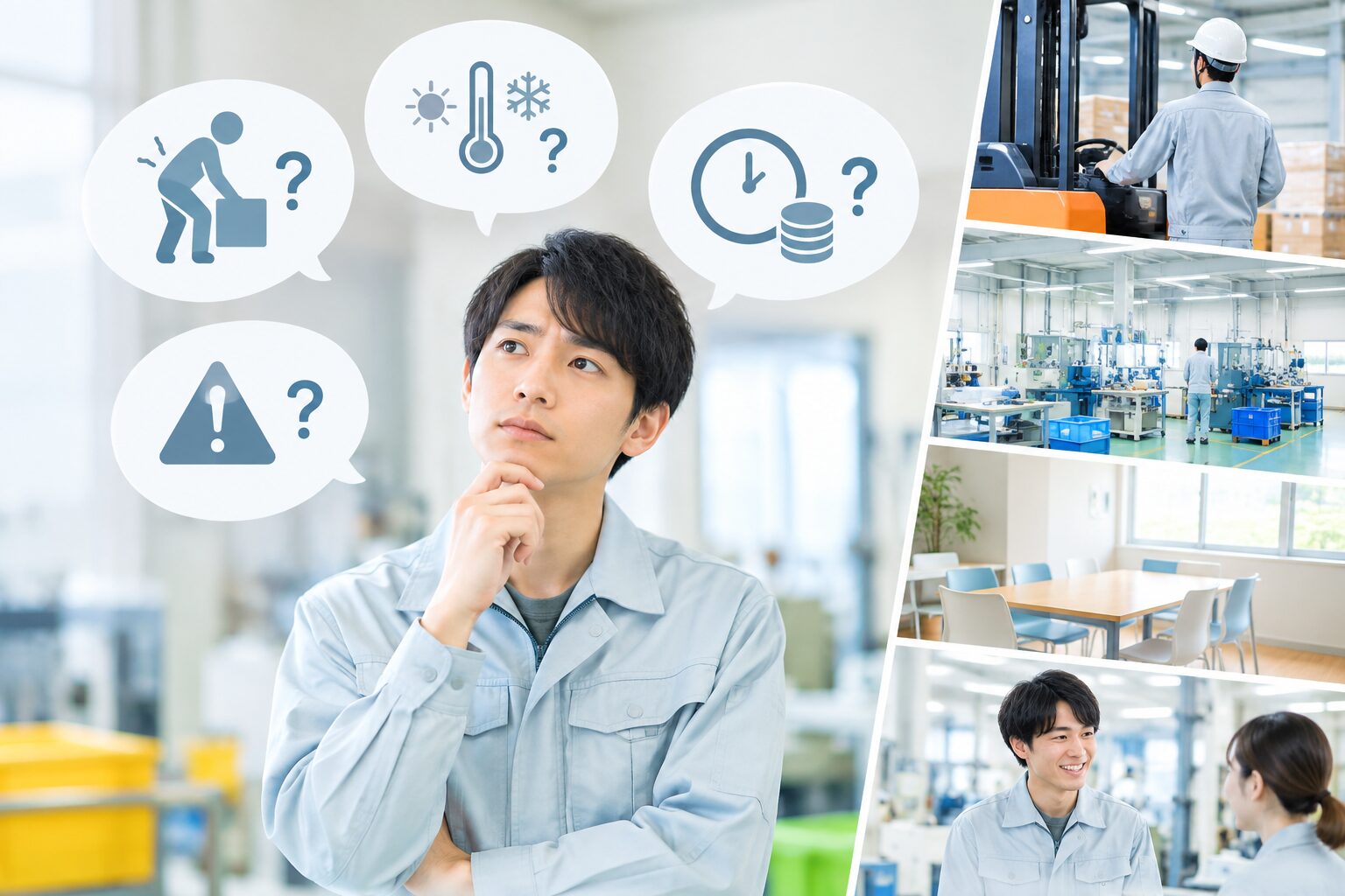 製造業ならではの不安を先回りして解消するのイメージ