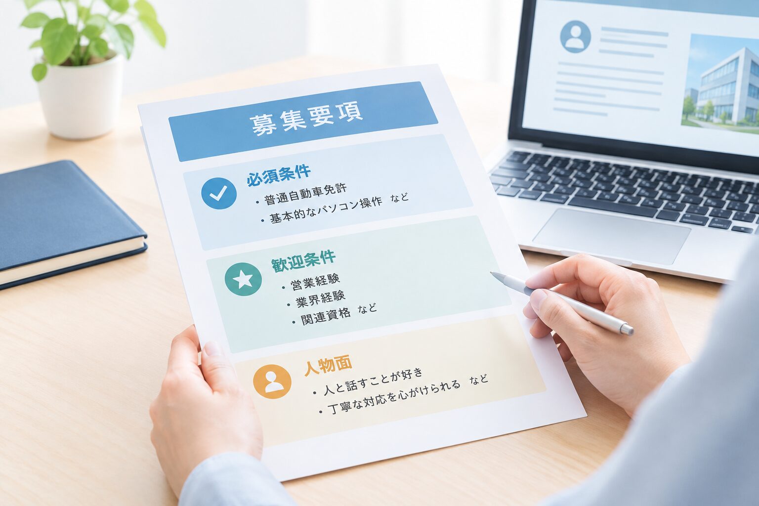 応募条件は「応募してよい人」が分かる書き方にするのイメージ