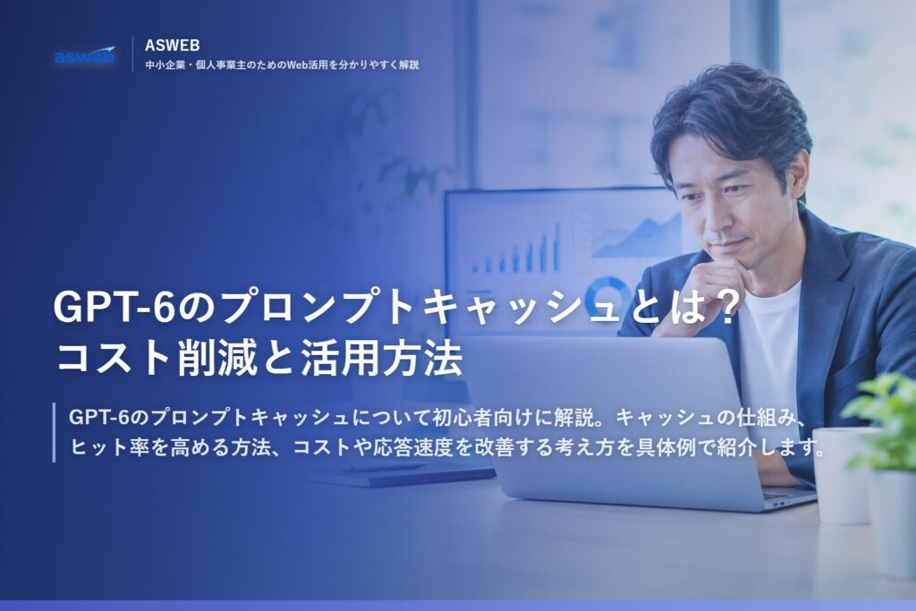 GPT-6のプロンプトキャッシュとは？コスト削減と活用方法